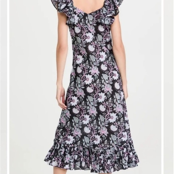 Mille NEW Klara Floral Midi Dress Size Medium - Picture 8 of 9